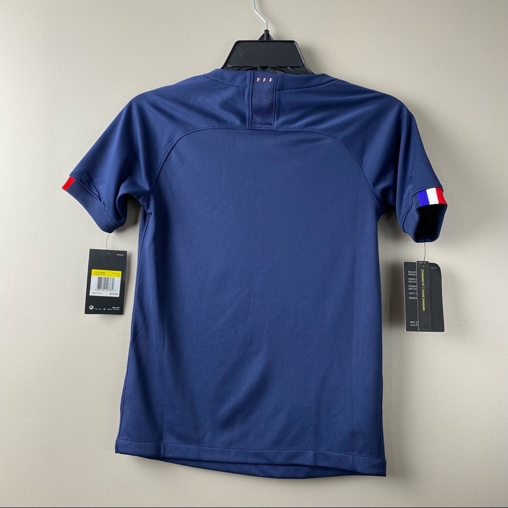 NWT Nike France FIFA 19 World Cup Home Youth Unisex Jersey Soccer Blue Size S - Picture 4 of 6